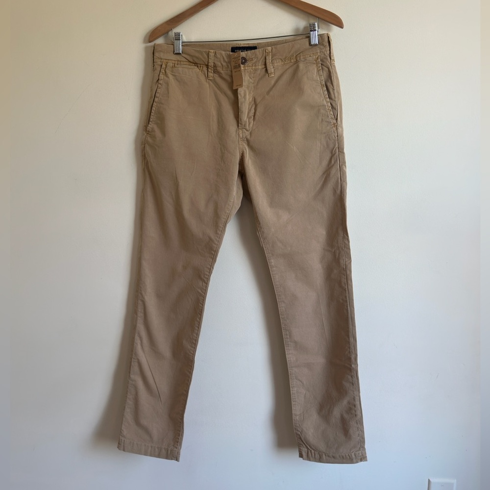 American Eagle || Men’s Extreme Flex Slim Tan Pants | Size 31x32